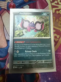 Pecharunt SVP 149 - Rare Holo Promo (Cosmos) - Pokemon TCG Card - LP - Image 1