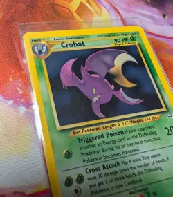 Pokemon Neo Revelation Crobat 4/64 Holo Rare Vintage 2000 Card - Image 1
