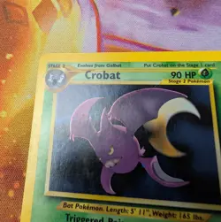 Pokemon Neo Revelation Crobat 4/64 Holo Rare Vintage 2000 Card - Image 2