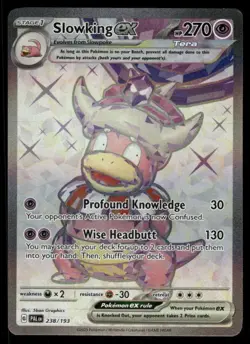 Pokemon Cards Slowking ex 238/193 Paldea Evolved Ultra Rare NM - Image 1