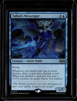 Talion's Messenger - 73 - Foil - WOE - NM - MTG Magic the Gathering - Image 1