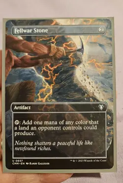 🔥 MTG - Fellwar Stone - (Borderless) CMM #657 Unc. M/NM Beauty! 🔥 - Image 1