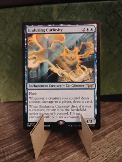 Enduring Curiosity Duskmourn Regular Rare NM Unplayed - Image 1