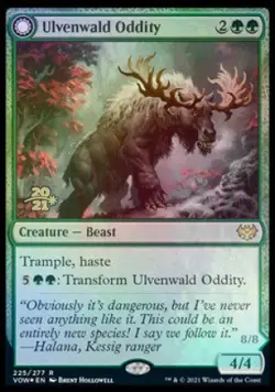Ulvenwald Oddity // Ulvenwald Behemoth [Innistrad: Crimson Vow Prerelease Promo - Image 1