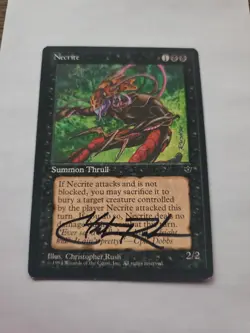 Necrite SIGNED By Chris Rush Magic the Gathering - Image 1