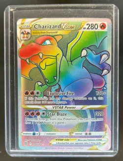 2022 Pokemon SWSH Brilliant Stars Charizard VSTAR #174/172 - Image 1