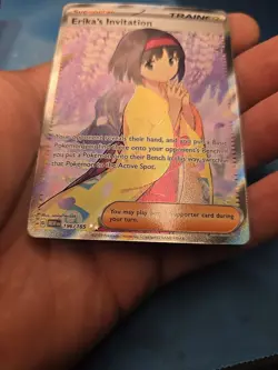 Pokemon TCG Scarlet & Violet Trainer Supporter Erika's Invitation 196/165 - Image 2