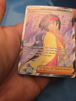 Pokemon TCG Scarlet & Violet Trainer Supporter Erika's Invitation 196/165 - Image 3