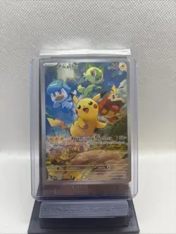 2023 Pokemon Paldea Evolved ETB Pikachu SVP 027 BLACK STAR PROMO SEALED! - Image 1