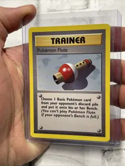 Pokemon Flute Uncommon Base Set 86/102 Vintage Pokemon Nintendo WOTC TCG Vtg LP - Image 2