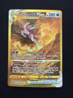Pokemon Origin Forme Palkia VSTAR GG67/GG70 Gold Secret Rare Crown Zenith NM/M - Image 1