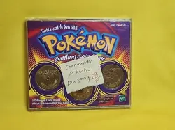 1999 Pokemon Battling Coin Game 3 Coins Opened /case 09 - Image 1