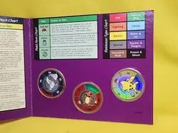 1999 Pokemon Battling Coin Game 3 Coins Opened /case 09 - Image 3