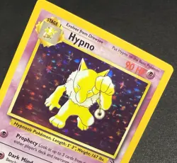 Hypno 08/62 Holo Rare Fossil Unlimited Vintage 1999 Pokemon TCG WOTC LP - Image 2