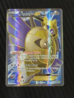 Pokemon Aegislash EX 65a/119 XY Collection Alternate Art Full Art Holo Promo - Image 1