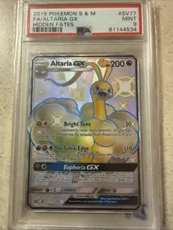 PSA 9 - #SV77/SV94 - ALTARIA GX - SHINY ULTRA RARE - HIDDEN FATES - POKEMON - Image 1