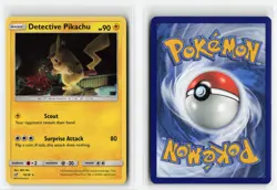 DETECTIVE PIKACHU 10/18 HOLO RARE POKEMON TCG LP - Image 3