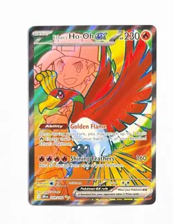 Ethan's Ho-Oh Ex ~ Pokemon Destined Rivals ~ Full Art Holo 209/182 - Image 1