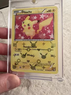 Pokemon TCG Pikachu RC7/RC25 Radiant Collection Holo 2013 Legendary Treasures MP - Image 4