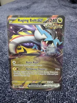 Pokemon Raging Bolt ex - Double Rare SV05: Temporal Forces 123/162 NM - Image 1