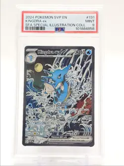 KINGDRA EX 2024 POKEMON SPECIAL ILLUSTRATION BLACK STAR PROMO #131 PSA 9 Q0465 - Image 1