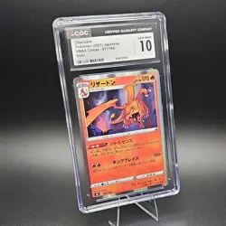 Pokemon Charizard S8b VMAX Climax 017/184 Holo Japanese CGC GEM 10 - Image 4