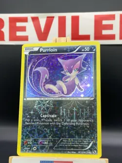Pokemon TCG Radiant Collection Reverse Holographic Purrloin RC13/RC25 - HP - Image 2