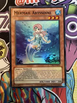 Yugioh Mermail Abyssdine CBLZ-EN032 Super Rare NM - Image 1