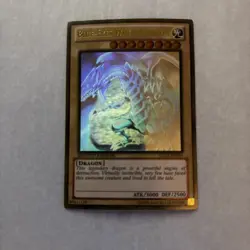 Yugioh Blue-Eyes White Dragon GLD5-EN001 Gold Ghost Rare Limited Edition NM - Image 4