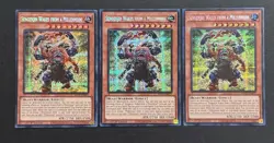 2025 YUGIOH MP25 1ST ED SECRET RARE SENGENJIN WAKE FROM MILLENNIUM X3 NM SET - Image 1