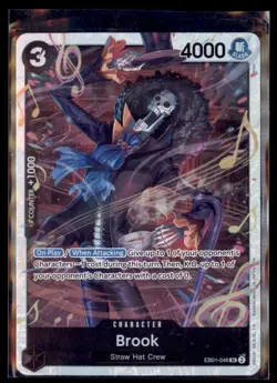 One Piece The Best Vol. 2 (PRB-02) Brook EB01-046 Reprint 3 Lot - Image 1