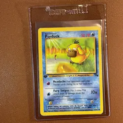 Psyduck 53/62 Fossil Regular 1999 Pokemon Card - 1st Edition - Image 5