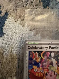 Ace Trainer 2025 Pokemon Celebratory Fanfare Trainer-Stadium Promo Card MEP - Image 3
