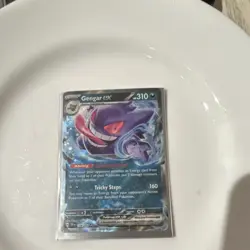 Pokemon Gengar EX 104/162 SV05: Temporal Forces Double Rare Holo Card - Image 1