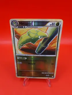 Pokemon Card - Metapod HeartGold SoulSilver 46/123 Reverse Holo - Image 1