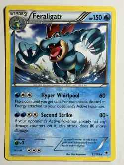 Feraligatr XY - Phantom Forces 17/119 MP-LP Pokemon Card - Image 1