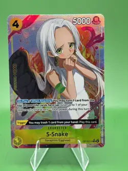 S-Snake (Alt Art) OP13-114 R Carrying on His Will - ONE PIECE Card Game ENGLISH - Image 1