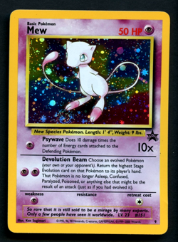 Pokemon Card: Mew Holo Black Star Promo 9 (NM) - Image 1