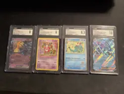 Pokemon TCG Graded Cards CGC Lot Of 4x - Image 1