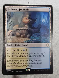 BRAND NEW Magic the Gathering: Hallowed Fountain Lorwyn Eclipsed Regular - Image 1