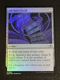 MTG Edge of Eternities All-Fates Scroll Foil 0234 NM - Image 1