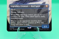 MTG Avatar BORDERLESS FIELD NOTES M Wan Shi Tong, Librarian #0320 Non-Foil - Image 4