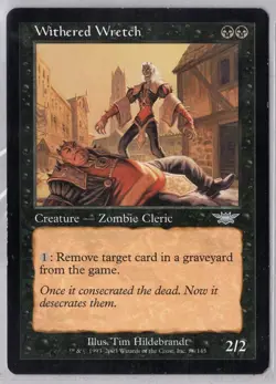 1x Withered Wretch - Legions - Light Play - Image 1