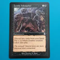 Zombie Infestation Magic the Gathering MTG Odyssey Authentic PL Commander EDH - Image 1