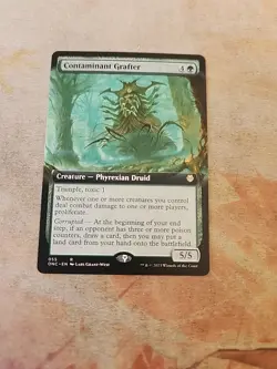 Contaminant Grafter Extended Art Commander Phyrexia All Will Be One MTG NM - Image 1