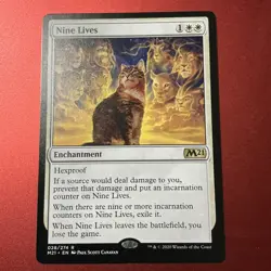 Nine Lives - Core Set 2021 - Magic the Gathering - MTG M/NM - Image 1