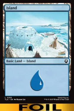 ISLAND - FOIL #283 - Basic Land - Avatar: The Last Airbender - NM MTG - Image 1