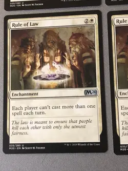 Rule Of Law X4 M20 Core 2020 Ex / NM Condition See Front/back Pics - Image 3