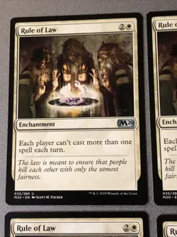 Rule Of Law X4 M20 Core 2020 Ex / NM Condition See Front/back Pics - Image 4