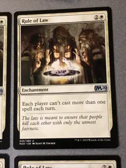 Rule Of Law X4 M20 Core 2020 Ex / NM Condition See Front/back Pics - Image 5